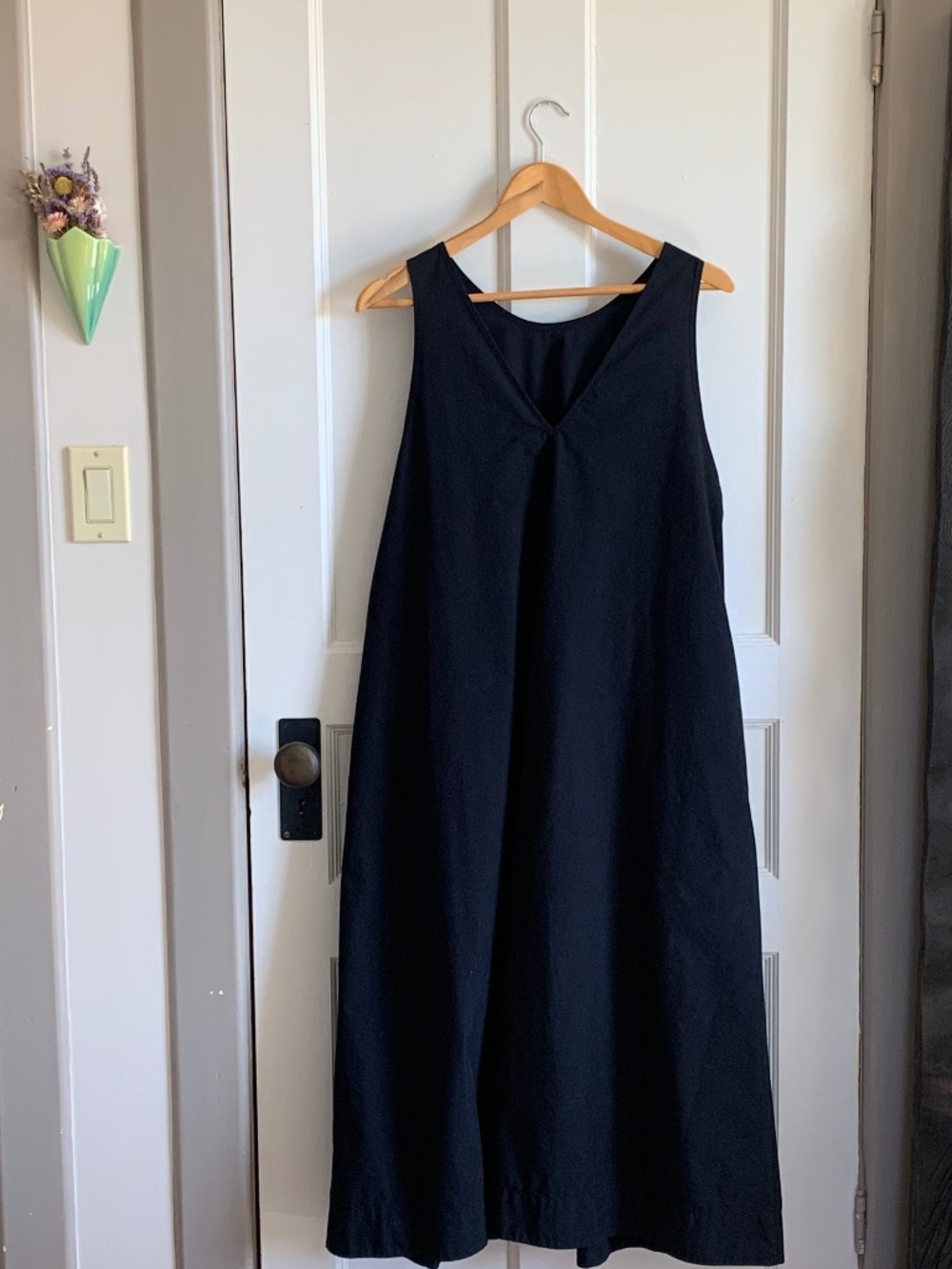 MUJI Cotton Poplin A-Line Dress